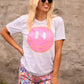 Tri Color Smiley Tee