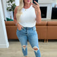 Frankie High Waist Distressed Boyfriend Jeans