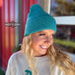 TURQUOISE-Shine Bright Beanie