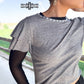 Mustang Mesh Sleeve Top