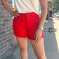 RED- Shenandoah Stud Shorts
