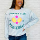 Country Club Pickle Ball Graphic Sweatshirt