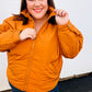 Eyes On You Butterscotch Quilted Puffer Jacket