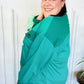 On The Way Up Mint Color Block Button Down Pullover