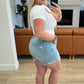 Darlene High Rise Distressed Cuffed Cutoff Shorts