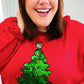 More The Merrier Red Sequin Christmas Tree Hacci Top