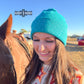 TURQUOISE-Shine Bright Beanie