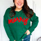 Be Merry Hunter Green Pop Up Sweater