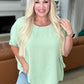 Feels Like Me Dolman Sleeve Top in Sage