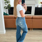 Katrina High Waist Distressed Denim Trousers