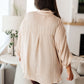 In Your Thoughts Oversized Dolman Sleeve Top in Champagne