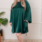 Isn't It Lovely Poly Satin Butterfly Sleeve Dress