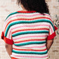 It's a Go Striped Knit Top