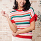 It's a Go Striped Knit Top