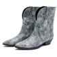 Jersey Metallic Boot in Blue