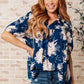 Just Coasting Floral Blouse