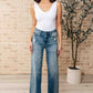 Katrina High Waist Distressed Denim Trousers