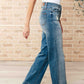Katrina High Waist Distressed Denim Trousers