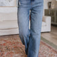 Katrina High Waist Distressed Denim Trousers