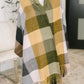 Keep Me Cozy Checkered Fringe Scarf in Woodland Shades