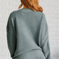 Lakeside View Drop Shoulder Sweater in Sage