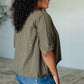 Less Than Stressed Asymmetrical Distressed Top