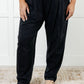 Limber Up Straight Leg Sweats in Black