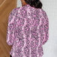 Lizzy Top in Magenta Abstract Animal Print- 8/29/2024