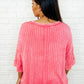 Loosely Speaking Oversized Basic Top in Fuchsia