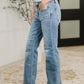 Lorena Mid Rise Vintage Wash Bootcut Jeans
