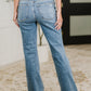 Lorena Mid Rise Vintage Wash Bootcut Jeans