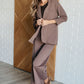 Magic Wide Leg Crop Pants in Dark Mocha