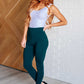 Magic Ankle Crop Skinny Pants in Hunter Green