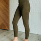 Magic Ankle Crop Skinny Pants in Olive