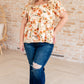 Magic Dance Square Neck Floral Blouse