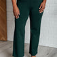 Magic Straight Pants in Hunter Green