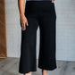 Magic Wide Leg Crop Pants in Black