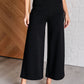 Magic Wide Leg Crop Pants in Black