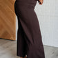 Magic Wide Leg Crop Pants in Chocolate