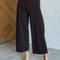 Magic Wide Leg Crop Pants in Chocolate