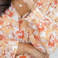 Marigold Dreams Floral Blouse