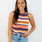 Max Aura Points Striped Knit Tank