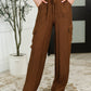 Off Duty Straight Leg Cargo Pants in  Brown