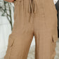 Off Duty Straight Leg Cargo Pants in Tan