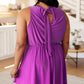 One Of Us Purple Romper Dress