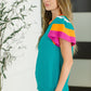 Perfect Playlist Color Block Sleeve Top