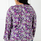 Pulled Together Ditsy Floral Bubble Sleeve Blouse