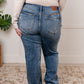 Quinn Mid Rise Cell Phone Pocket Dad Jeans