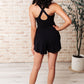 Raising Heart Rate Cutout Runsie In Black