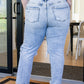 Rizzo High Rise Crop Straight Jeans